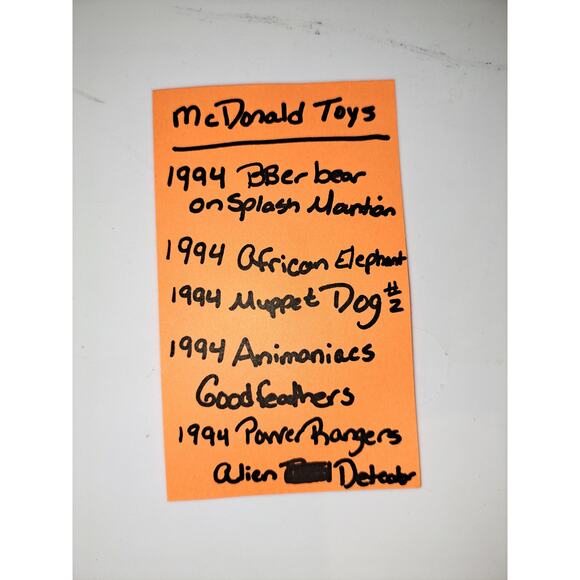 Lot of McDonalds Happy Meal Toys 1994 - Picture 4 of 4